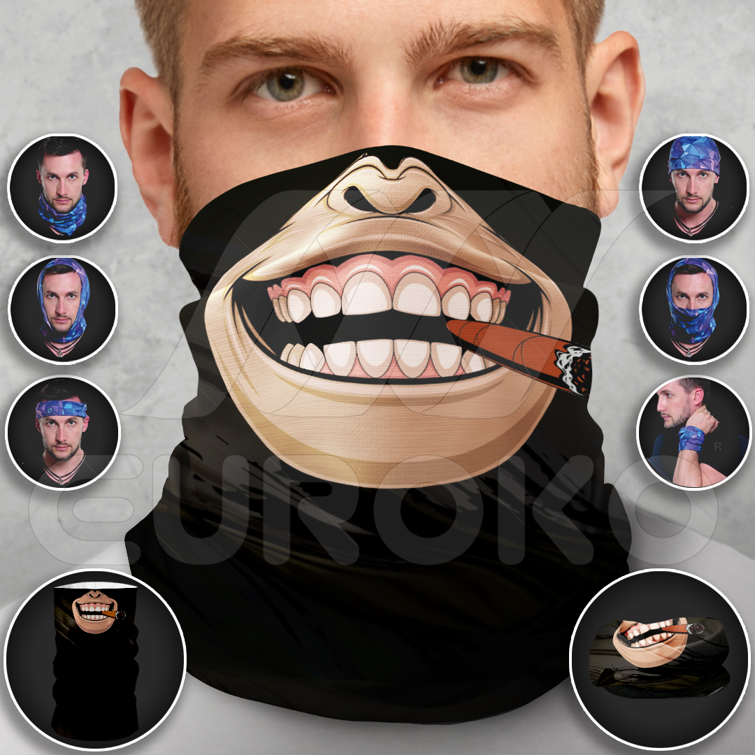 Ontdek 7+ draagmogelijkheden met onze veelzijdige multifunctionele bandana.