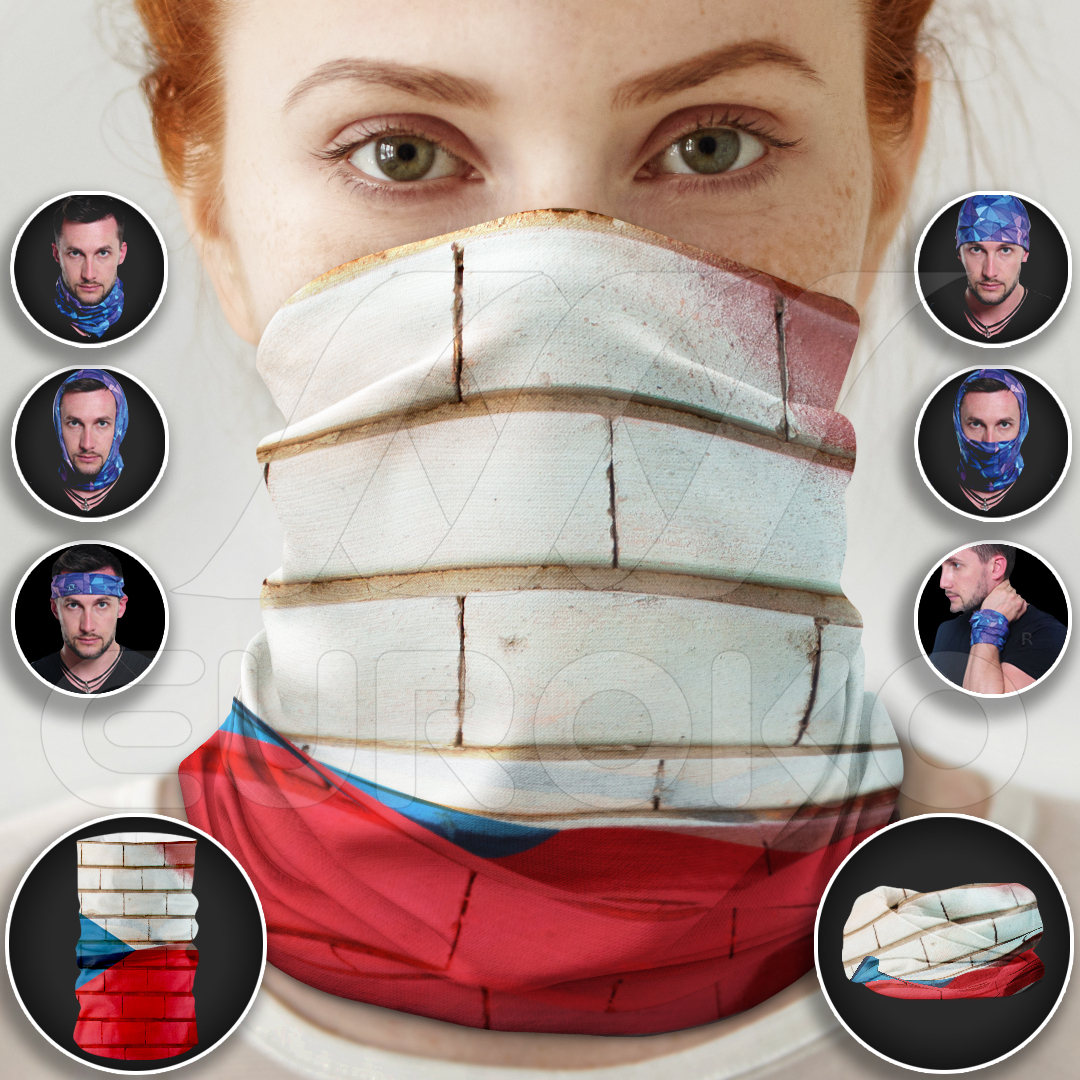 Un accessoire polyvalent : écharpe, bandeau, masque ou bonnet.