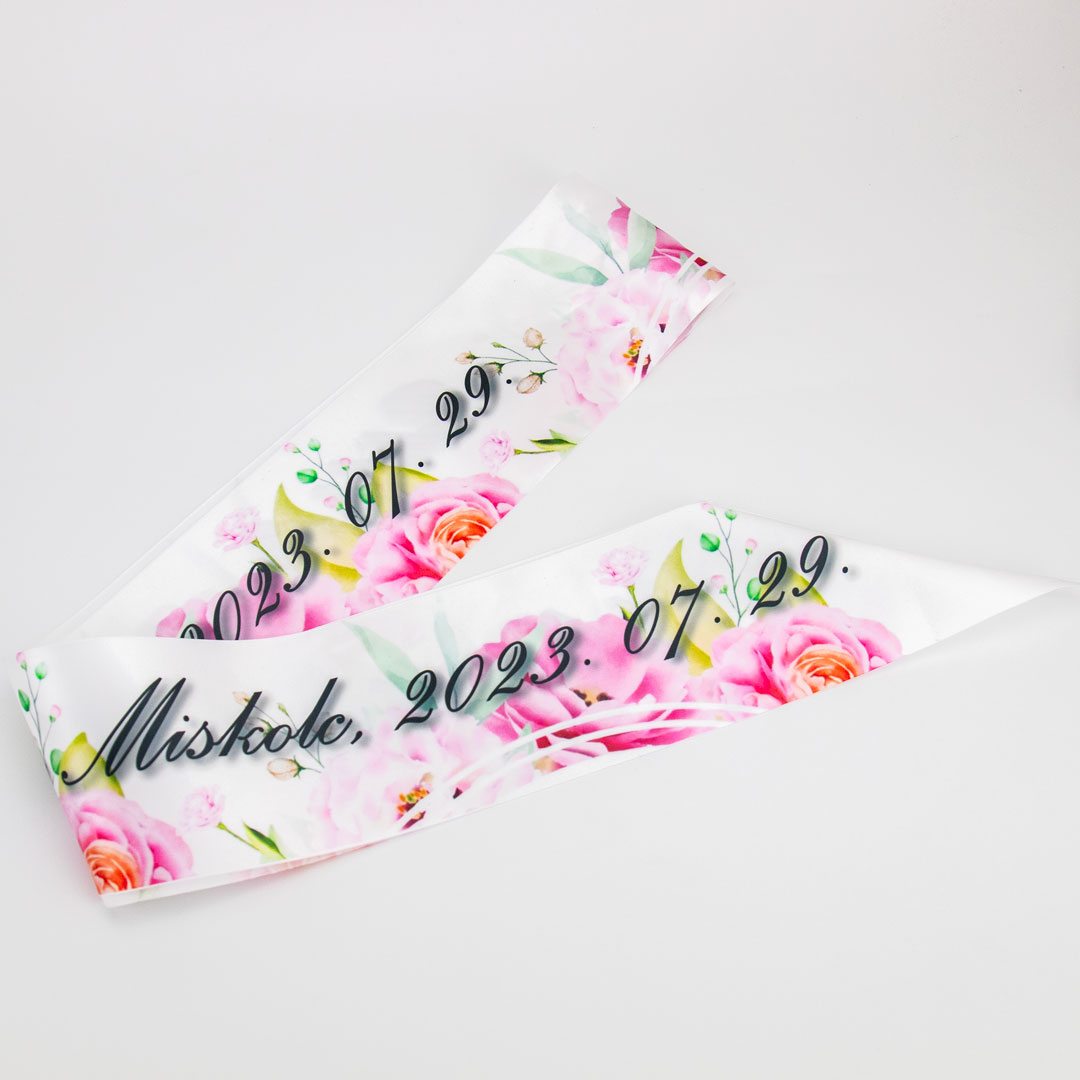 Creëer jouw unieke sjerp met full-colour print en persoonlijke tekst.