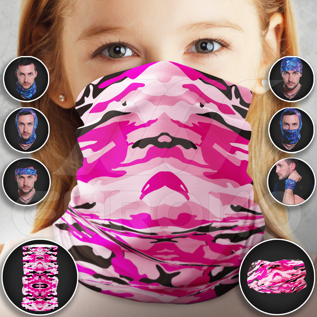 Draag deze buff op 10+ manieren: als nekwarmer, bandana of hoofdband.