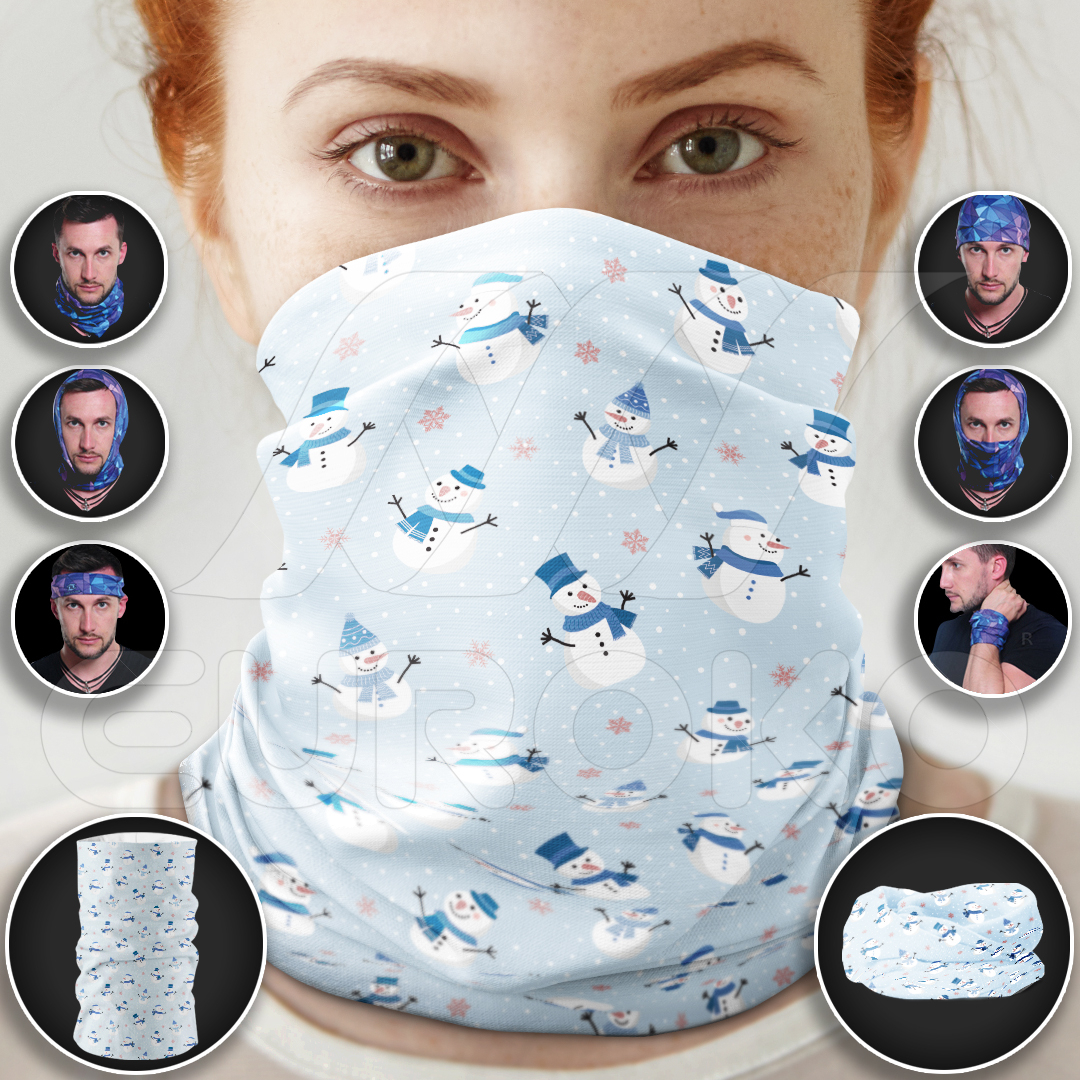 Portez-le de 10 façons différentes : bandeau, masque, bracelet et plus.