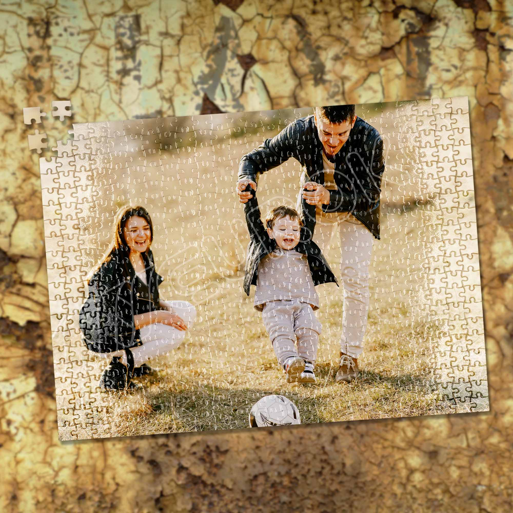 Upload je eigen foto en creëer een unieke puzzel van 768 stukjes.