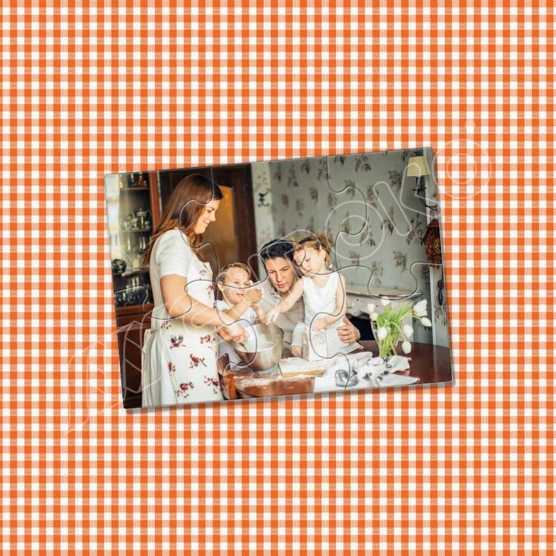 Grote puzzelstukjes perfect voor kleine handjes vanaf 2 jaar.