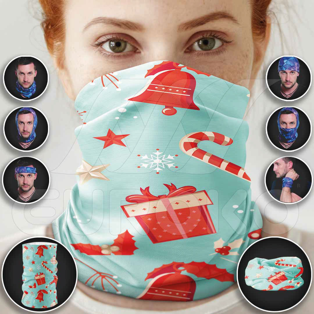 Feestelijk kerstdesign met effectieve bescherming voor elke activiteit.