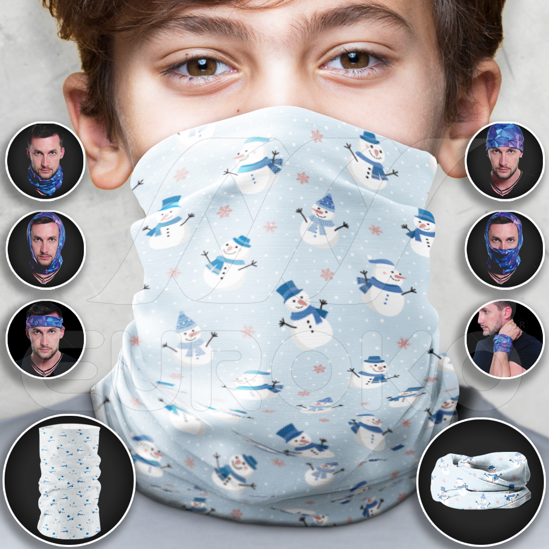 Un accessoire polyvalent : tour de cou, bandeau, masque et plus encore.