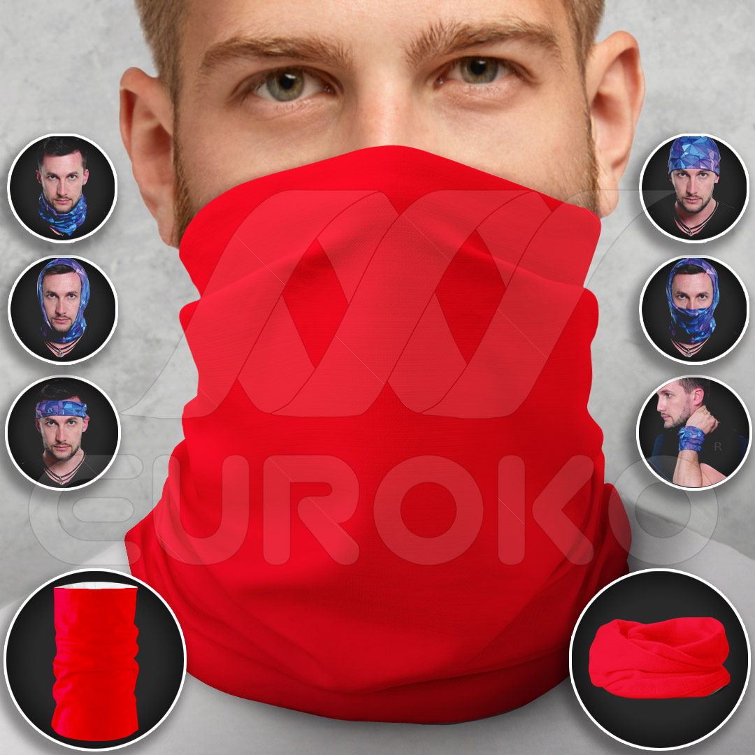 Draag het op 7+ manieren: nekwarmer, hoofdband, bandana en meer.