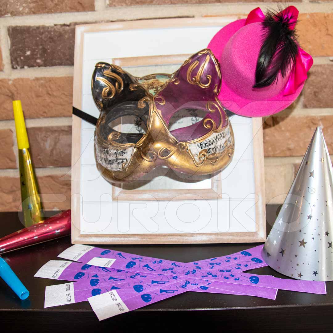 Elk polsbandje is genummerd voor optimale toegangscontrole.