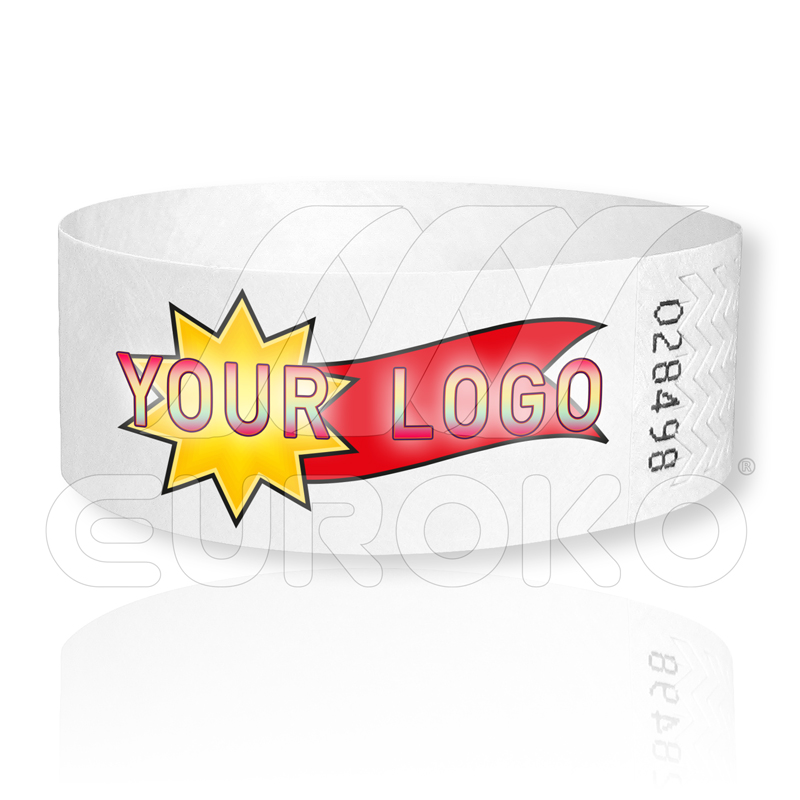 25mm breed formaat biedt ruimte voor alle belangrijke informatie.