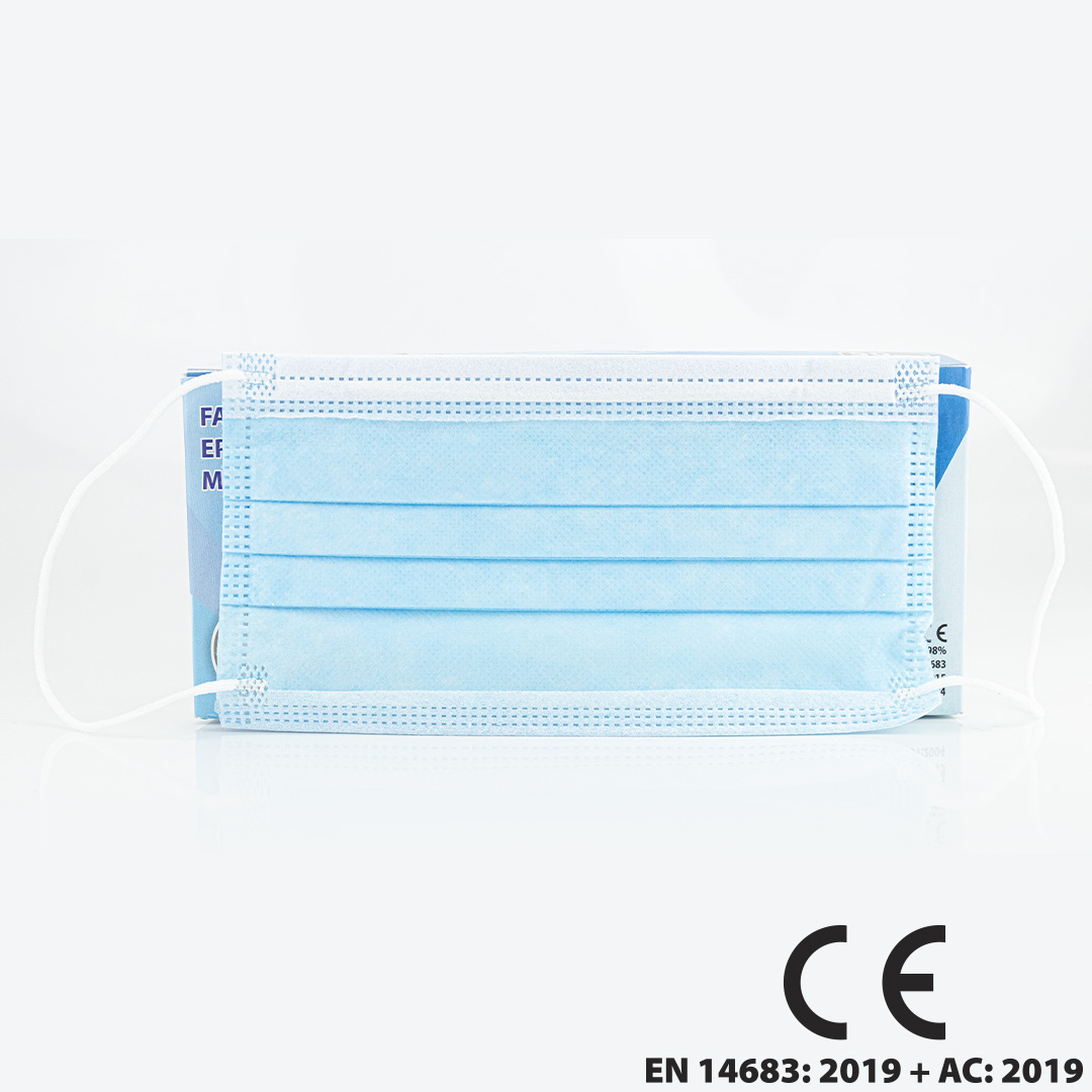 CE-gecertificeerde mondkapjes die voldoen aan Europese medische normen.
