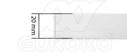 20mm Nervuré - +0,040 € (+0,049 € TTC)