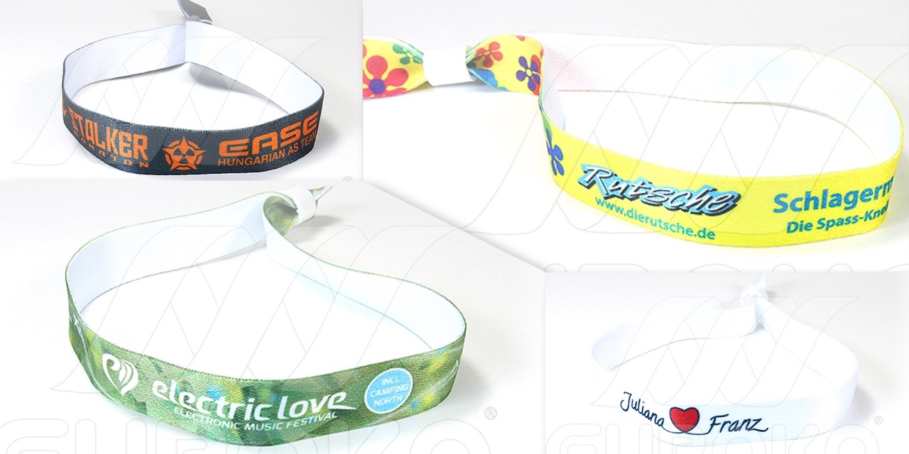 Stof Toegangsbandjes - Stoffen bandjes