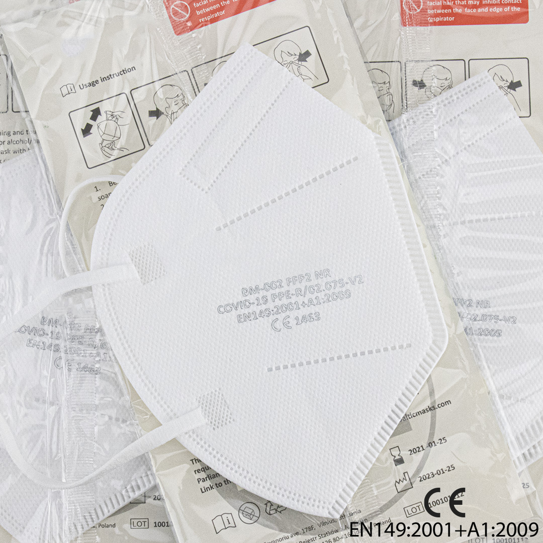 Ademhalingsmasker FFP2 EN149:2001+A1:2009