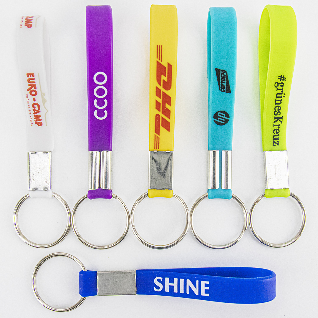 Rubber Sleutelhouders